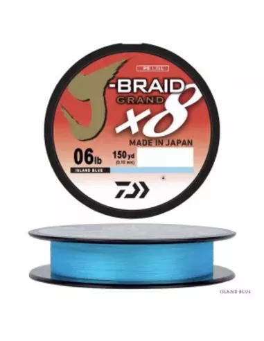 Daiwa J-Braid Grand X8 Island Blue135m