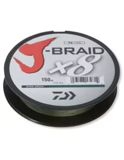 Daiwa J-Braid X8 Dark Green 150m