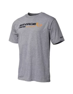 Savage Gear Signature Logo T-Shirt Grey Melange