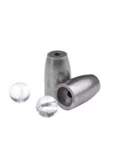 Spro Stainless Steel Bullet Sinkers + Glass Beads